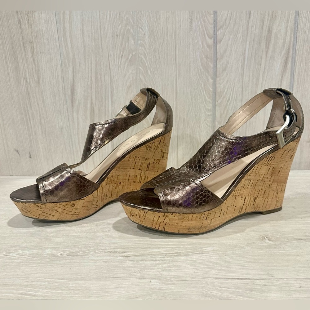 Franco Sarto Copper Wedges Size 8